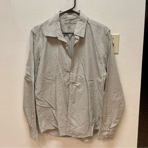 Calvin Klein Button Striped Dress Shirt